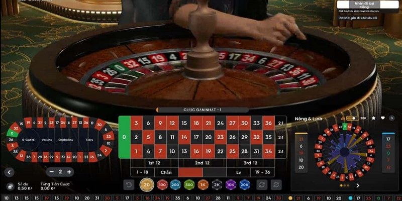 Roulette là hình thức giải trí rất thu hút trên sảnh Via